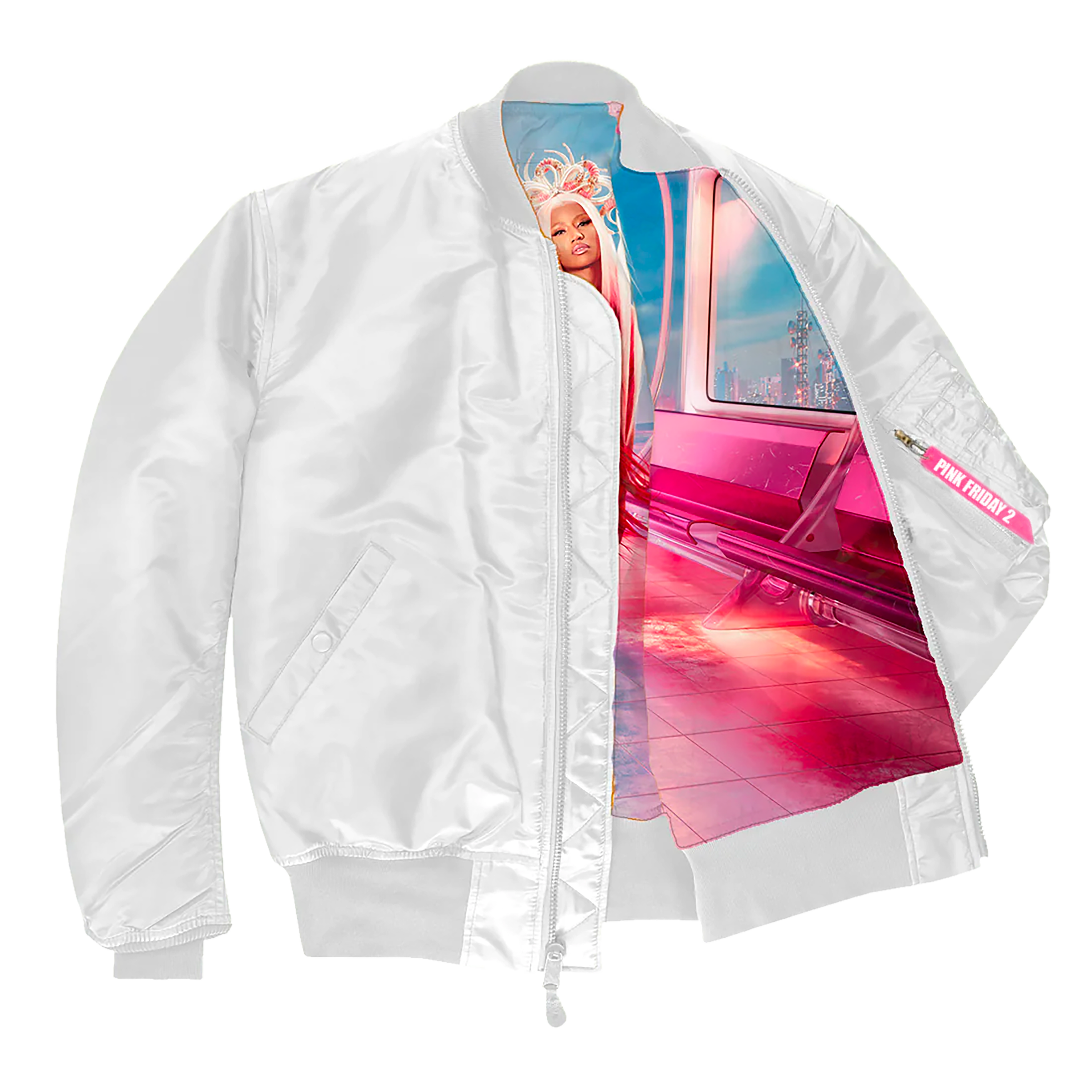 ジャケット・アウター type n2b ma1 flight bomber jacket pink Adult MA-1 Flight Jacket – Pink – Up and Away