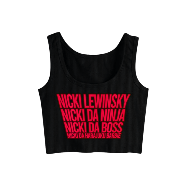 Nicki Minaj - THE MAIN CHARACTER CROP TOP