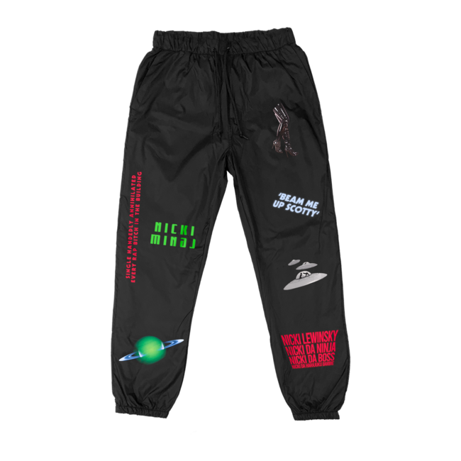 Nicki Minaj - ITTY BITTY PIGGY NYLON TRACK PANTS