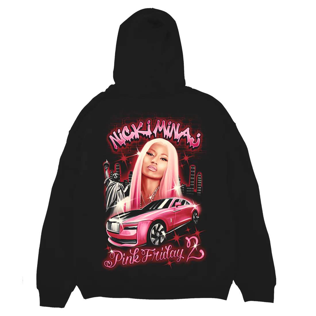 Nicki Minaj - Pink Friday 2 Airbrush Hoodie